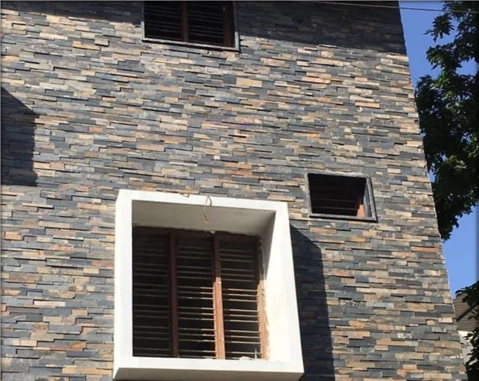 Stacked Stone Cladding