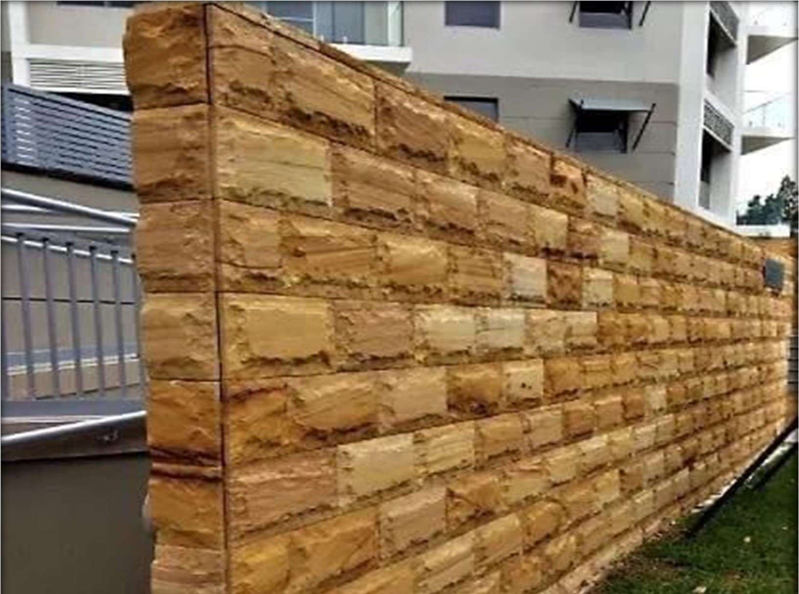 Chiseled & Sandblasted Stone