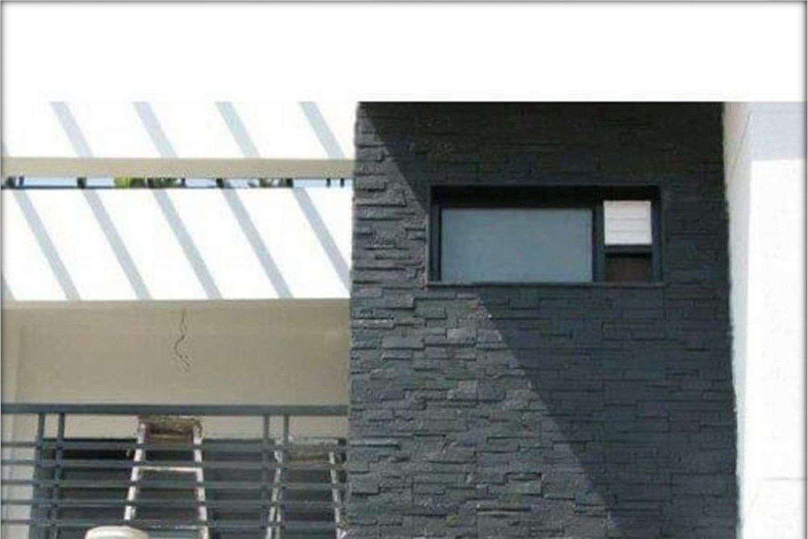 Jack Black Slate cladding, 6x24"